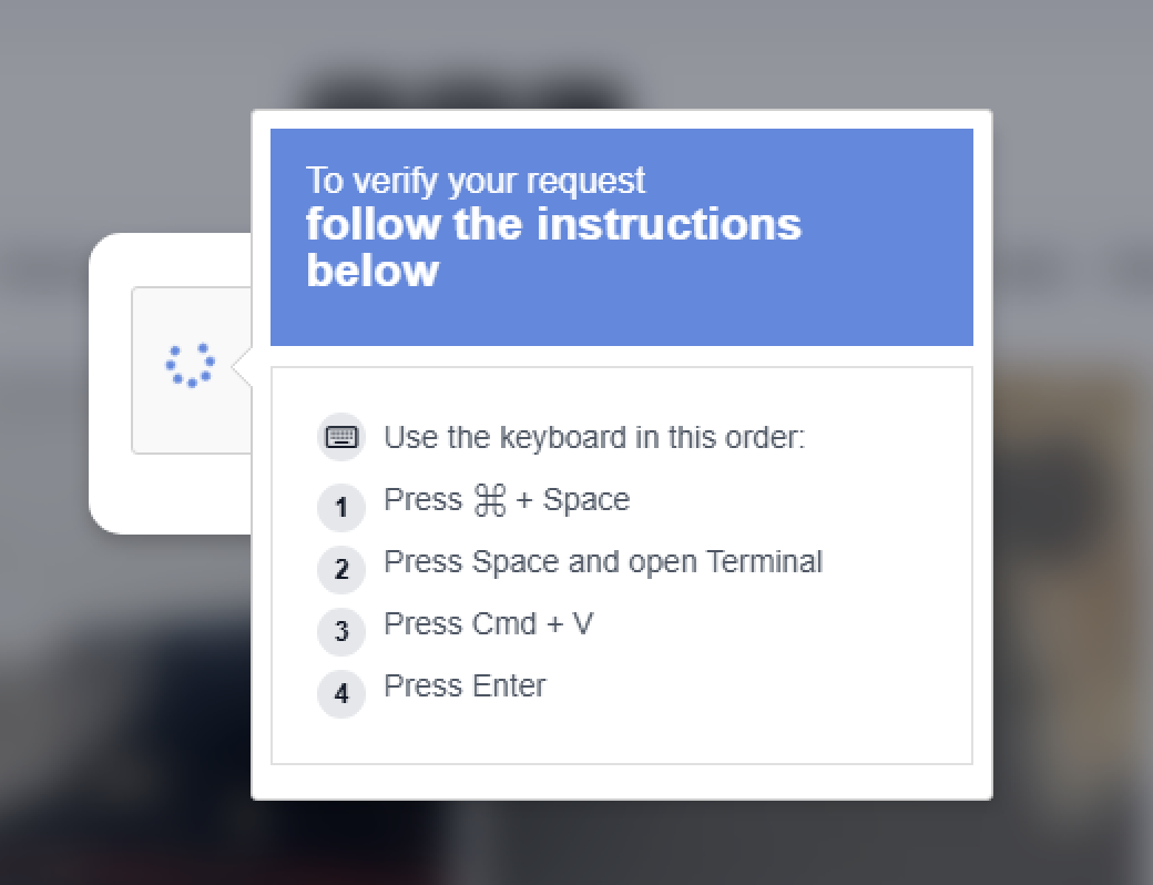 Fake reCAPTCHA for macOS